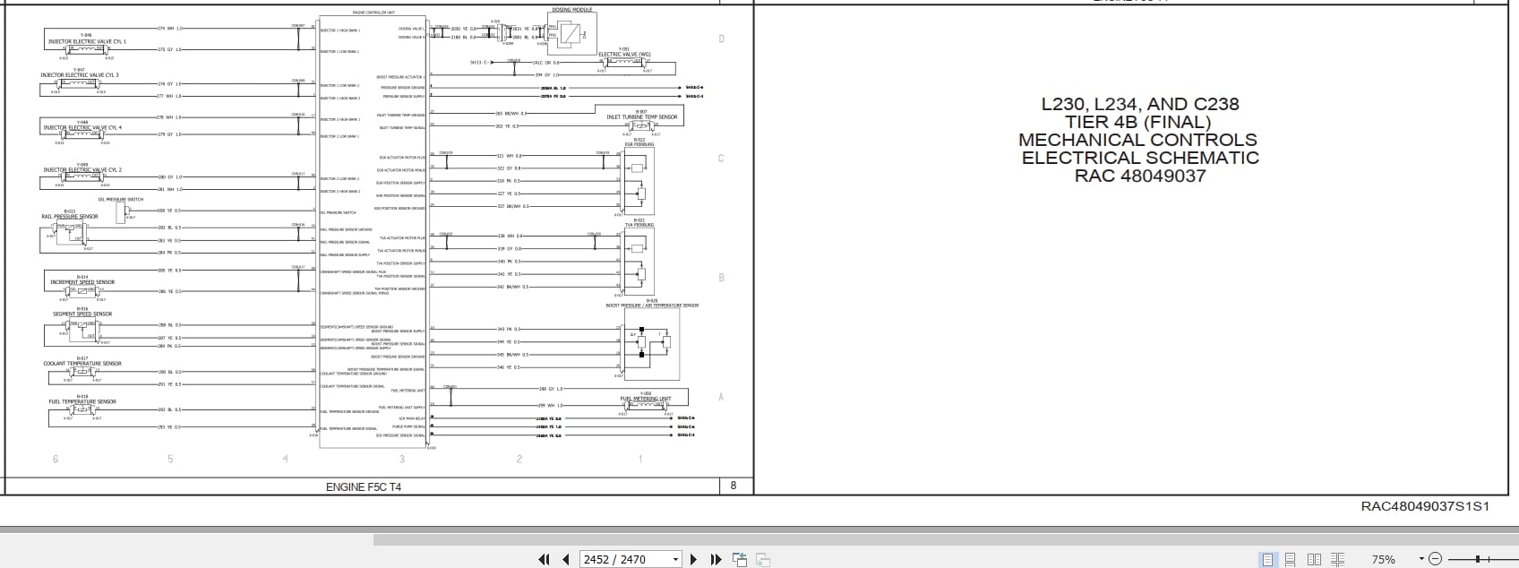 New Holland Loader L234 C238 Tier 4B Service Manual 47916233 (3)