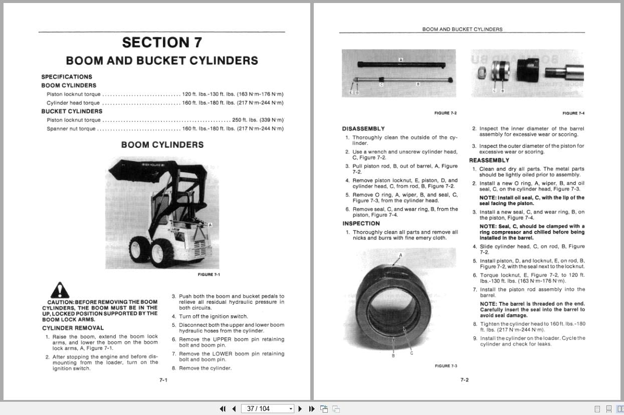 New Holland Loader L451 to L455 Service Manual 40045140 (2)