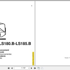 New Holland Loader LS140 to LS185.B Flat Time Rate Manual and Fault Code (1)