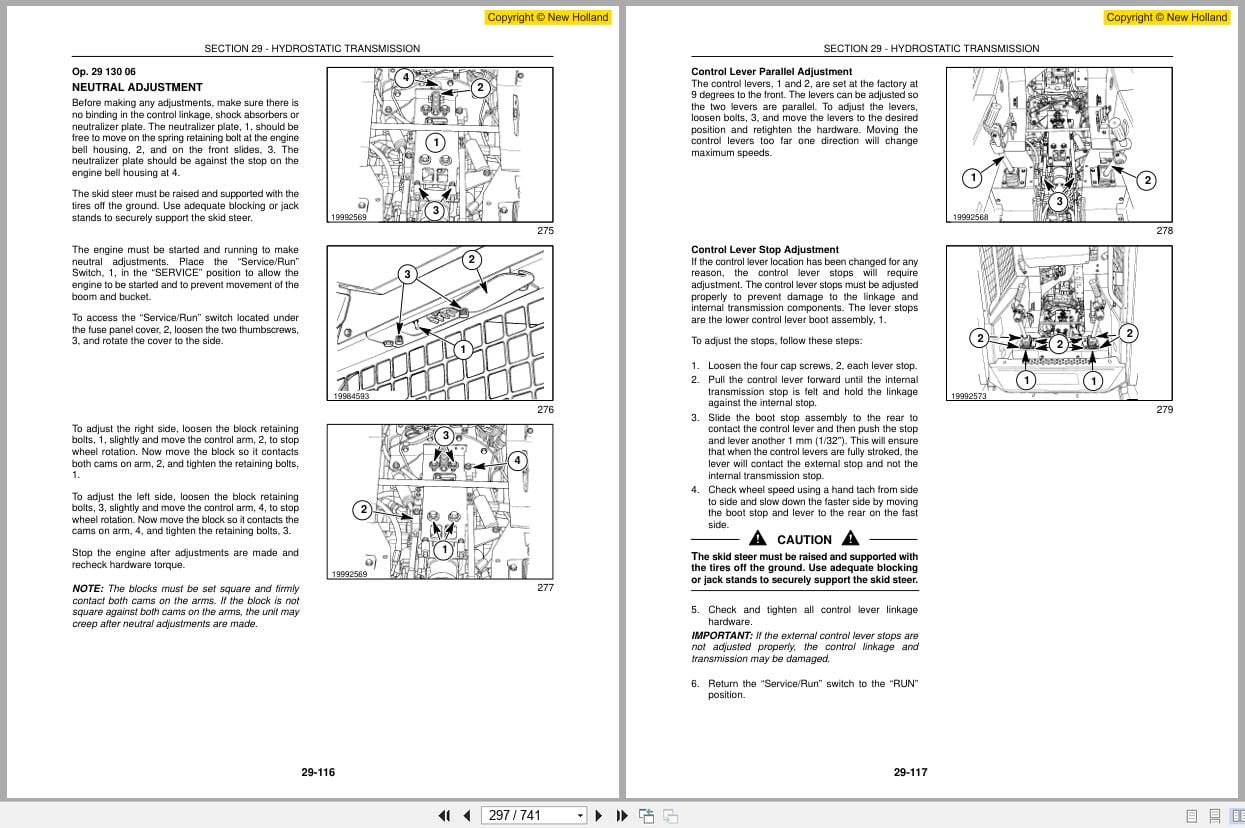 New Holland Loader LS160 LS170 Workshop Manual 60413607 (2)