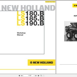 New Holland Loader LS180.B LS185.B LS190.B Workshop Manual 6041355201 (1)