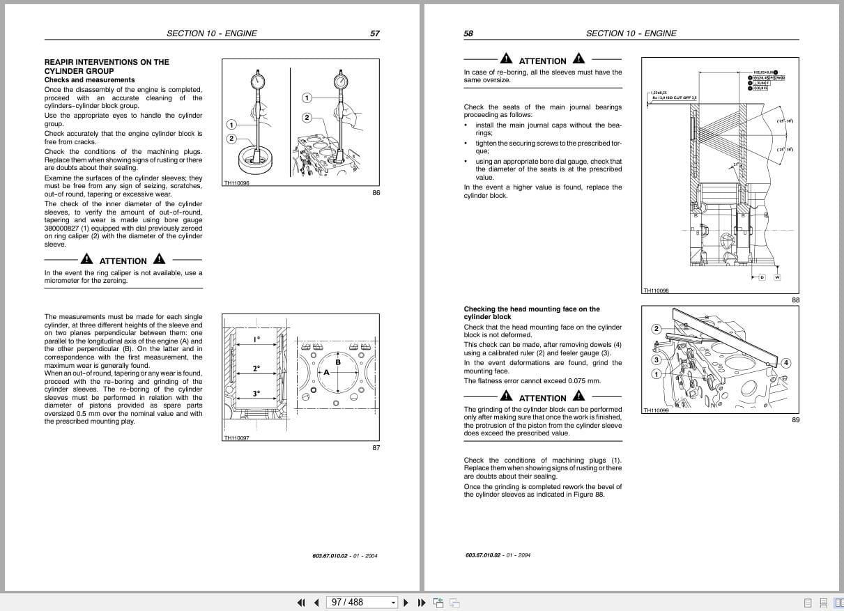 New Holland Telehandler LM1340 LM1440 LM1740 Service Manual 6036701002 (2)