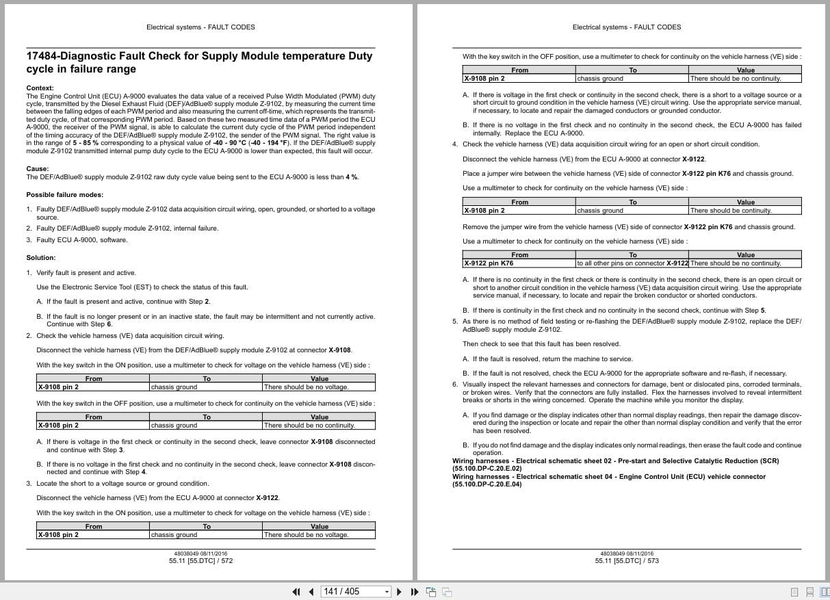 New Holland Tractor Loader Backhoe B95C B95CLR B95CTC B110C Tier 4B Service Manual 48082162 (2)