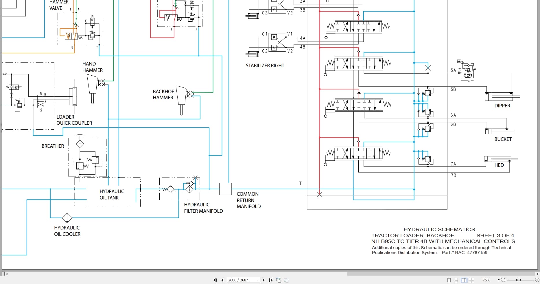 New Holland Tractor Loader Backhoe B95C B95CTC B110C Tier 4B Service Manual 47830959 (4)