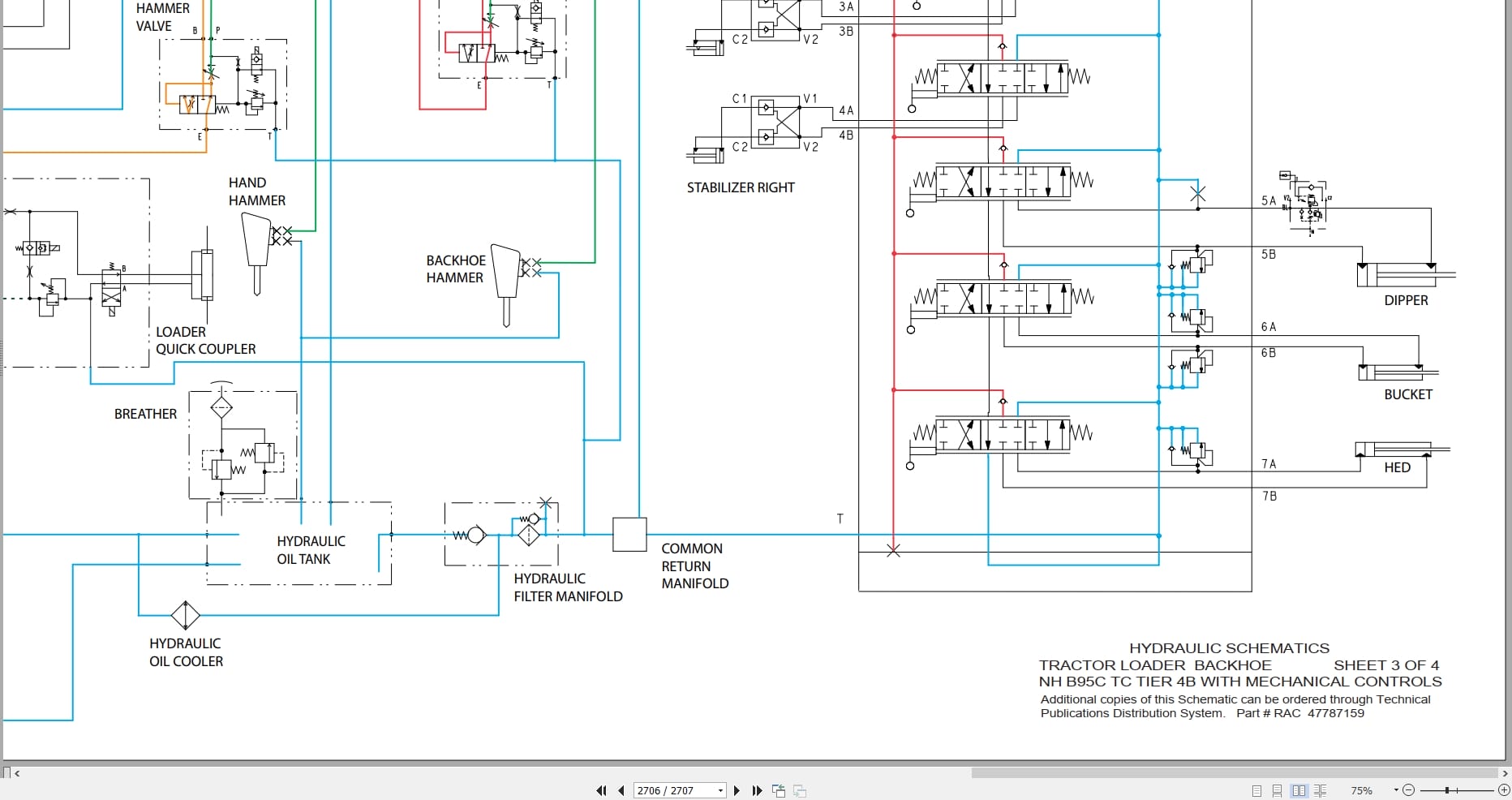 New Holland Tractor Loader Backhoe B95C to B110C Tier 4B Service Manual 48038049 (4)