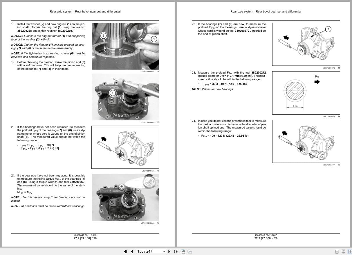 New Holland Tractor Loader Backhoe B95C to B110C Tier 4B Service Manual 48082156 (2)
