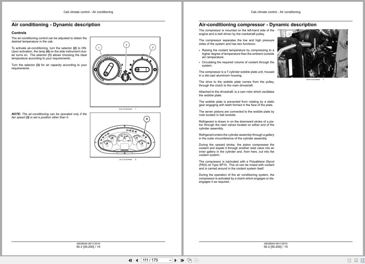 New Holland Tractor Loader Backhoe B95C to B110C Tier 4B Service Manual 48082158 (2)
