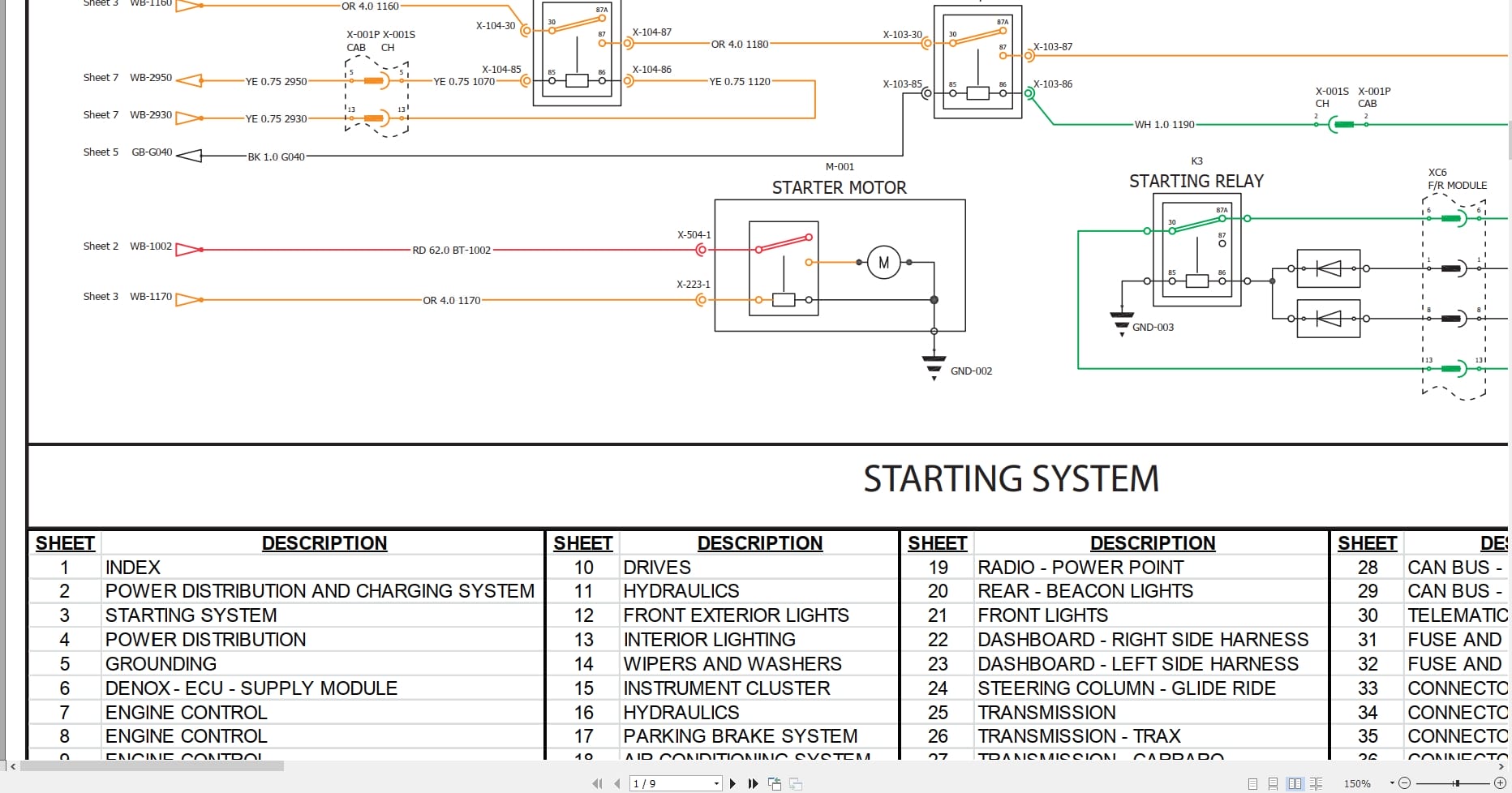New Holland Tractor Loader Backhoe NHB95C B110C Tier 4B Electrical Schematic RAC47775439 (2)