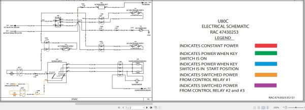 New Holland Tractor Loader U80C Electrical Schematic Rac47430253 (1)