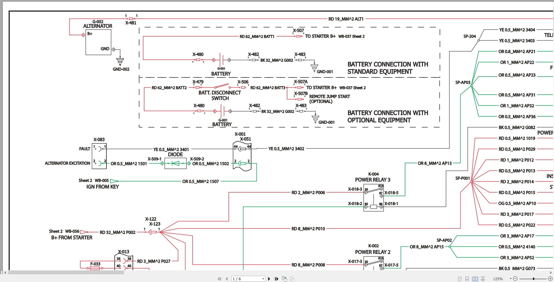 New Holland Tractor Loader U80C Tier 4B Electrical Schematic RAC47736521 (2)