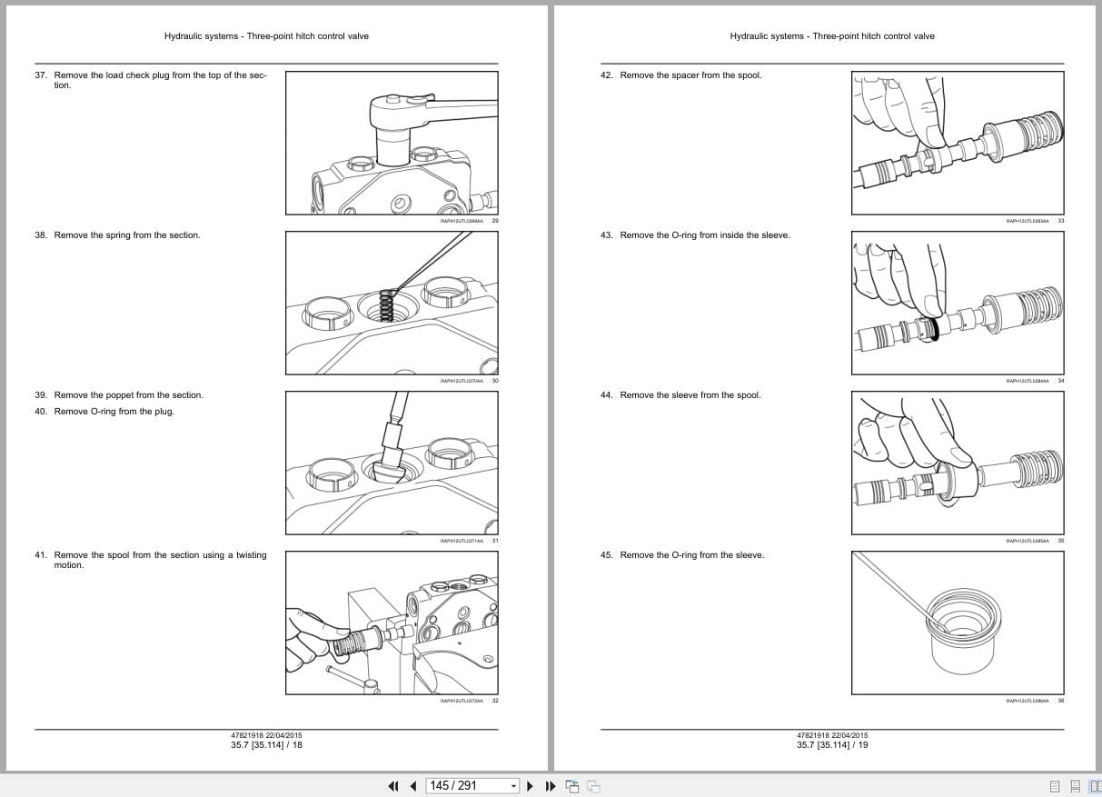 New Holland Tractor Loader U80C Tier 4B Service Manual 47881791 (2)