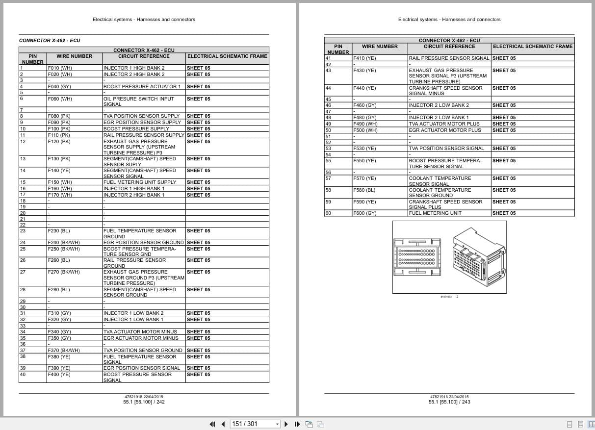New Holland Tractor Loader U80C Tier 4B Service Manual 47881793 (2)