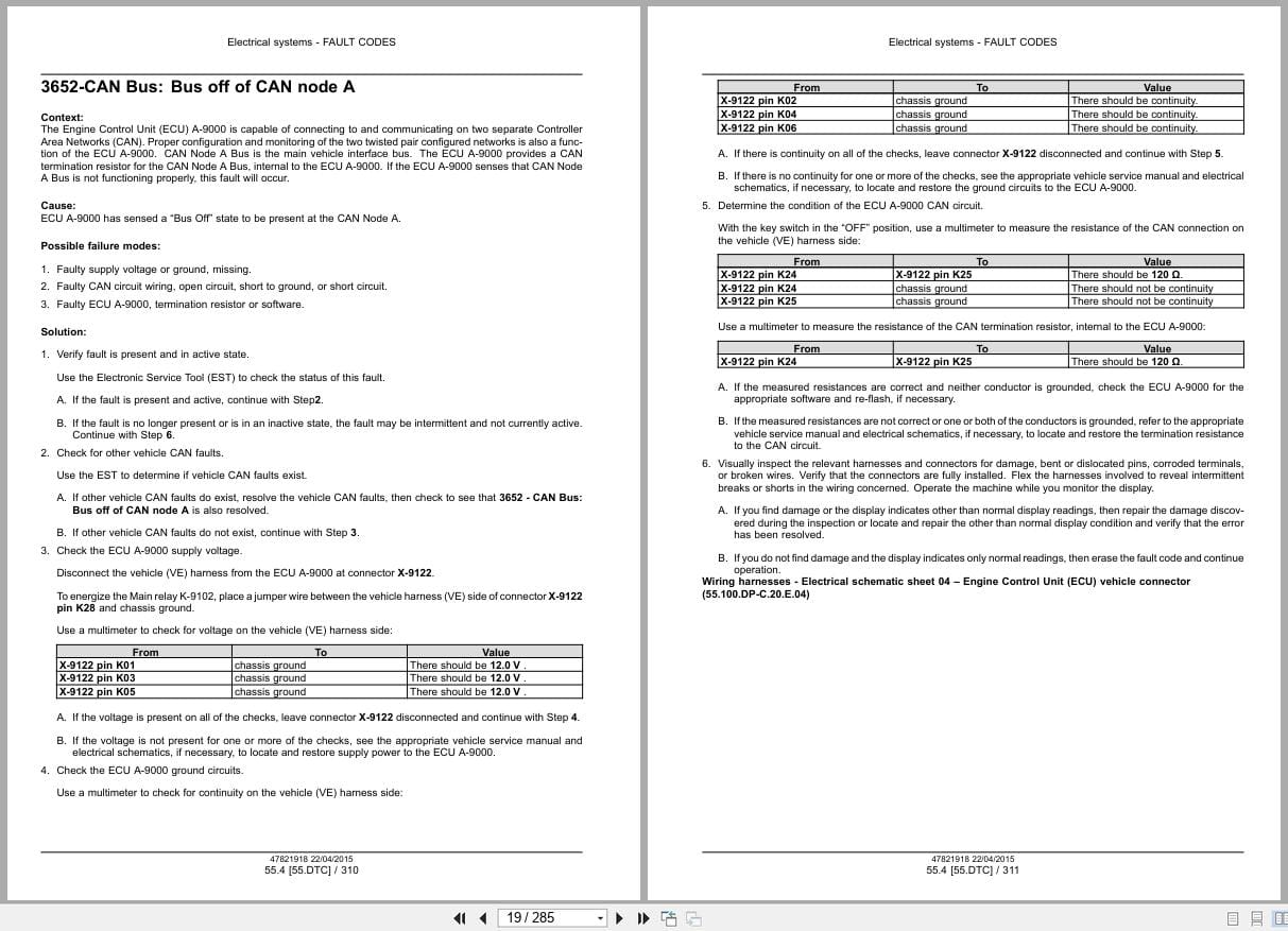 New Holland Tractor Loader U80C Tier 4B Service Manual 47881795 (2)