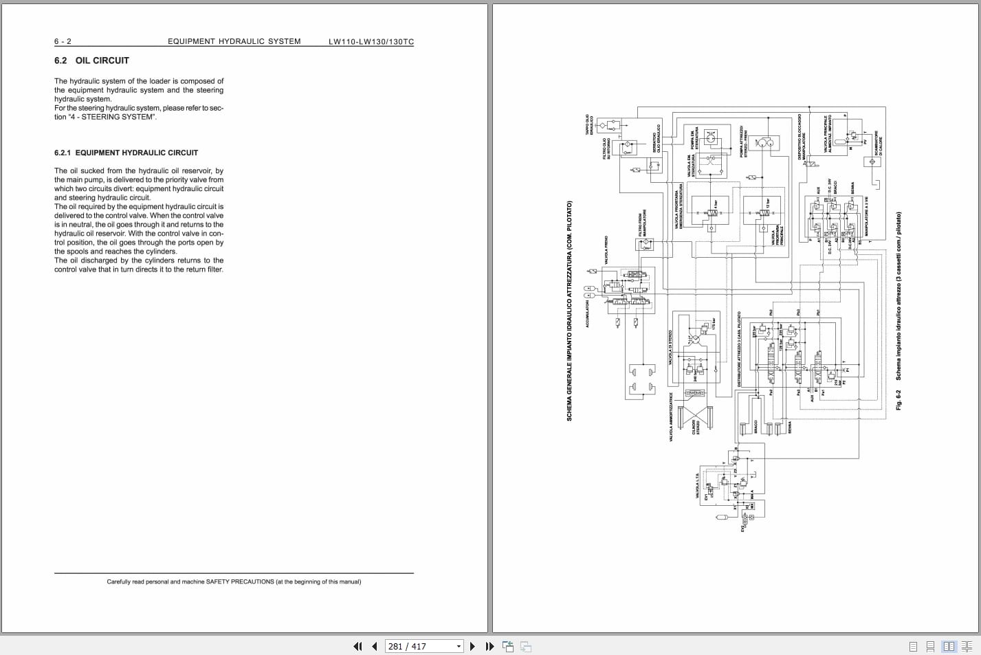New Holland Wheel Loader LW110 LW130 LW130TC Service Manual 7513100701 (3)