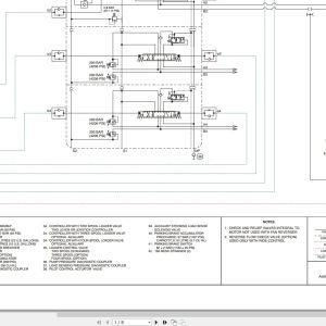 New Holland Wheel Loader LW110.B LW130.B Electrical Hydraulic Schematic 6 72431 (1)