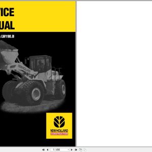 New Holland Wheel Loader LW190.B Service Manual 6036705100 (1)