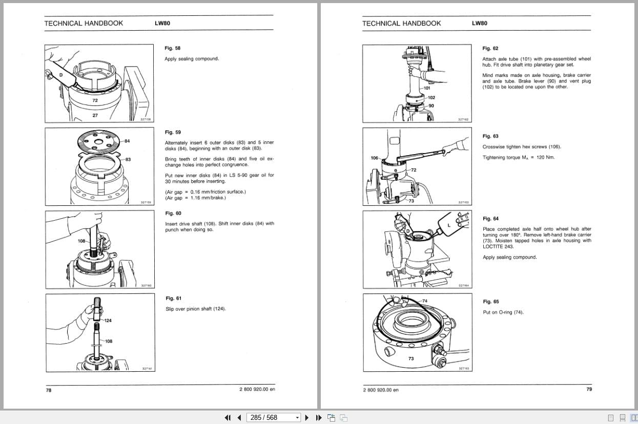 New Holland Wheel Loader LW80 Service Manual 73179332 (2)