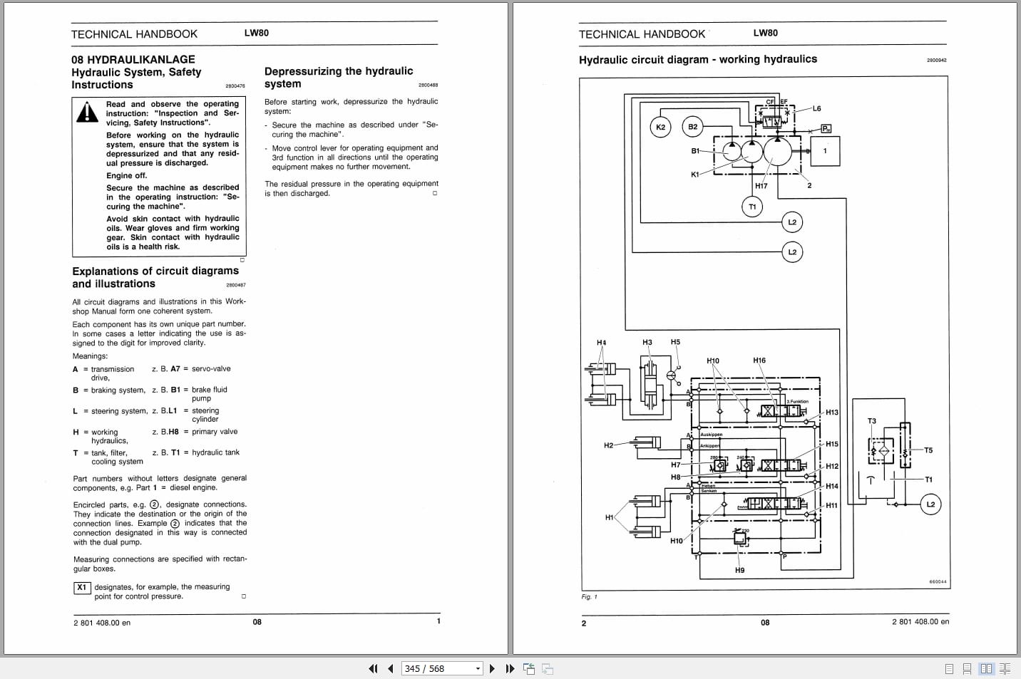 New Holland Wheel Loader LW80 Service Manual 73179332 (3)