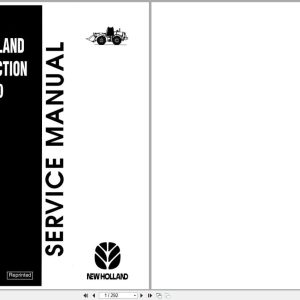 New Holland Wheel Loader LW90 Service Manual 75131004 (1)