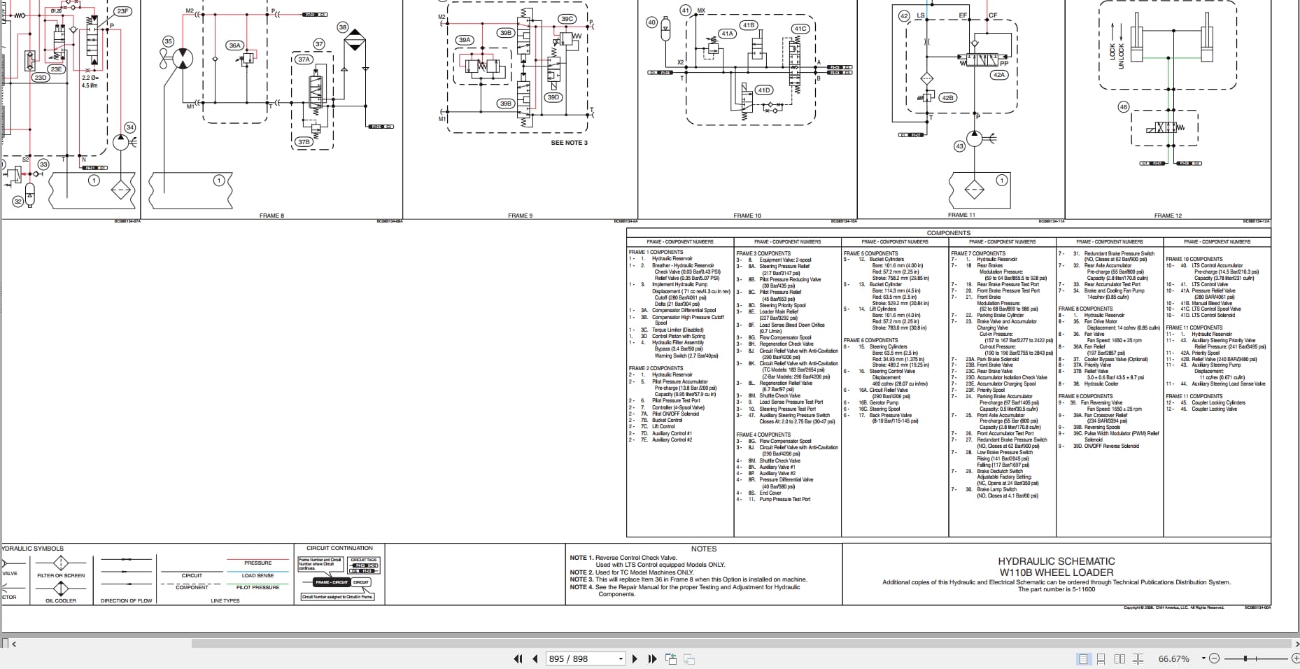 New Holland Wheel Loader W110B Tier 3 Service Manual 84249879 (4)