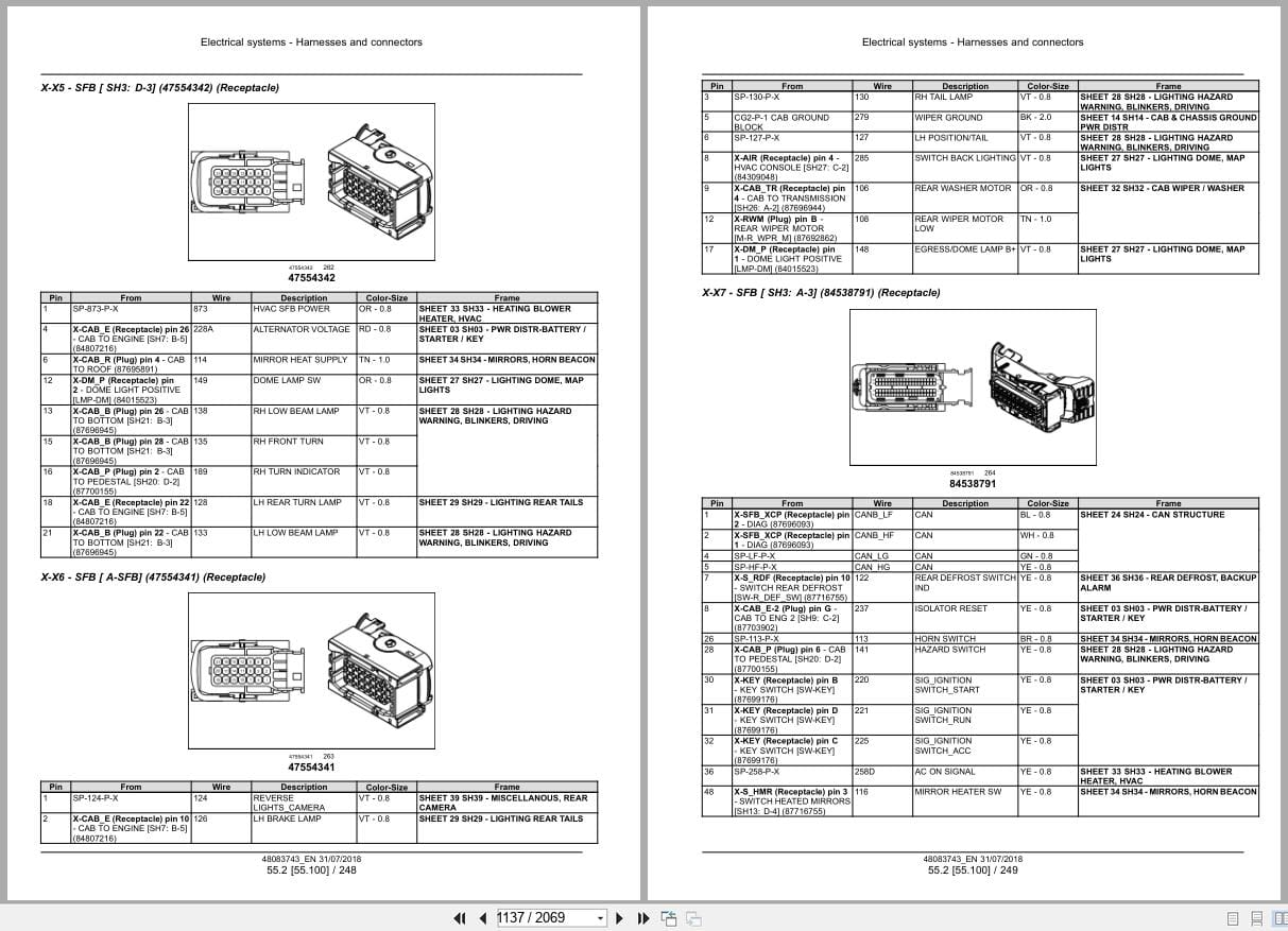 New Holland Wheel Loader W110D Tier 2 Service Manual 48083743 (2)
