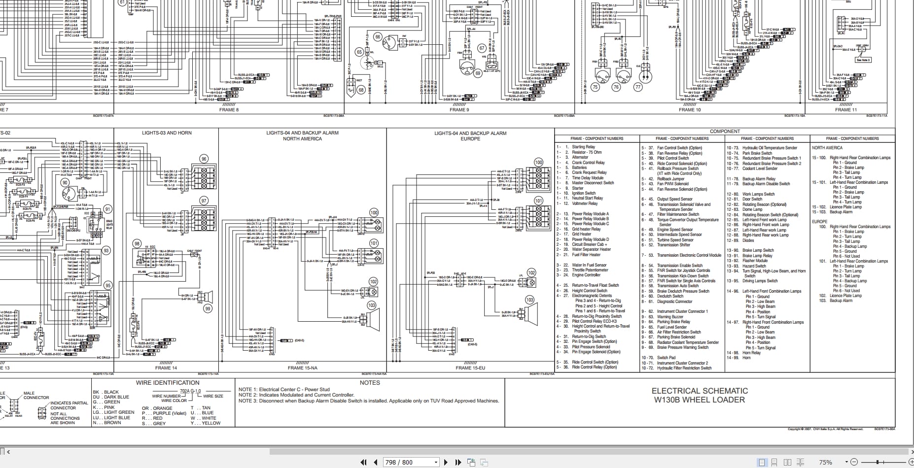 New Holland Wheel Loader W130B Workshop Manual 87634759A (3)