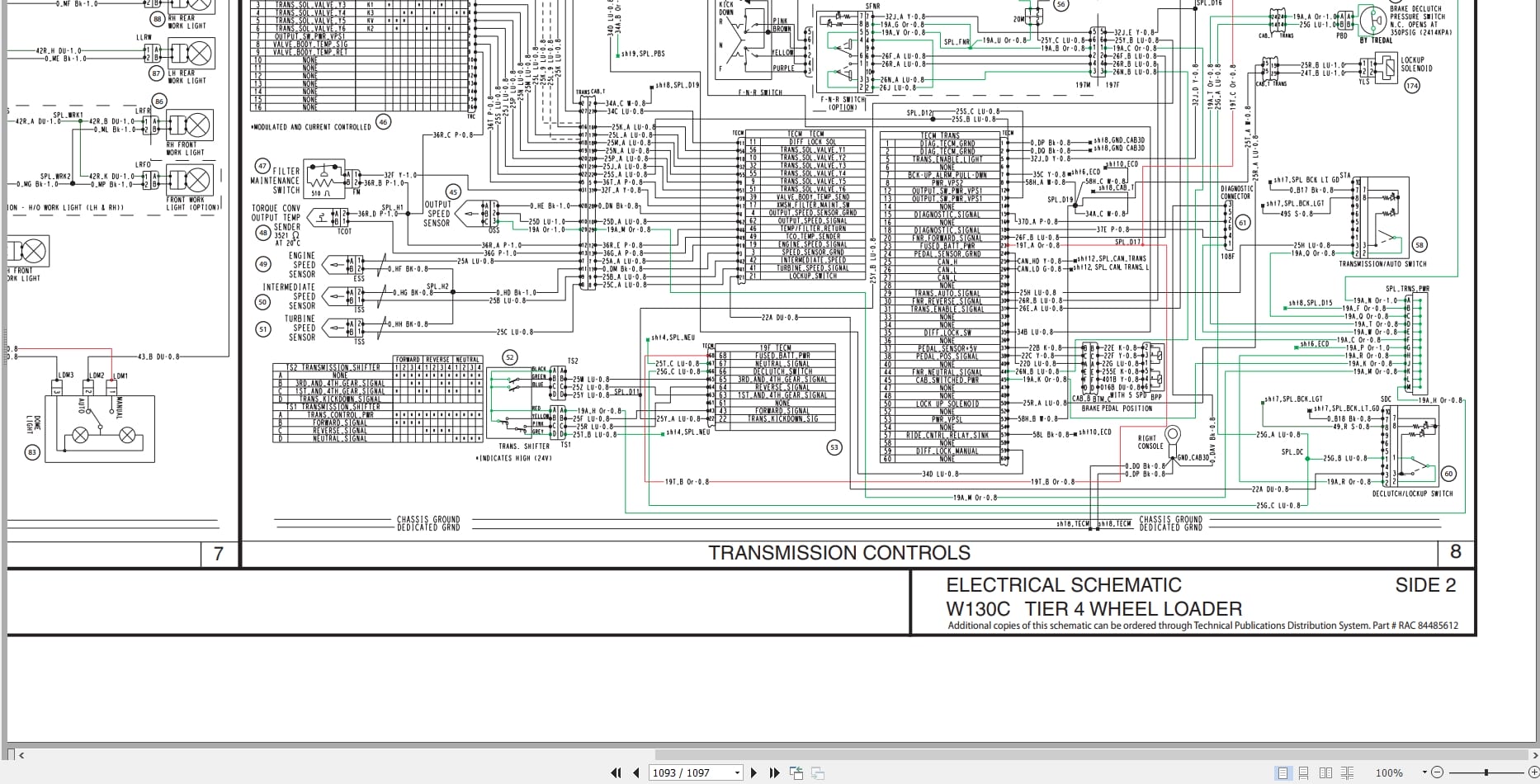 New Holland Wheel Loader W130C Tier 4 Service Manual 47387716B (3)