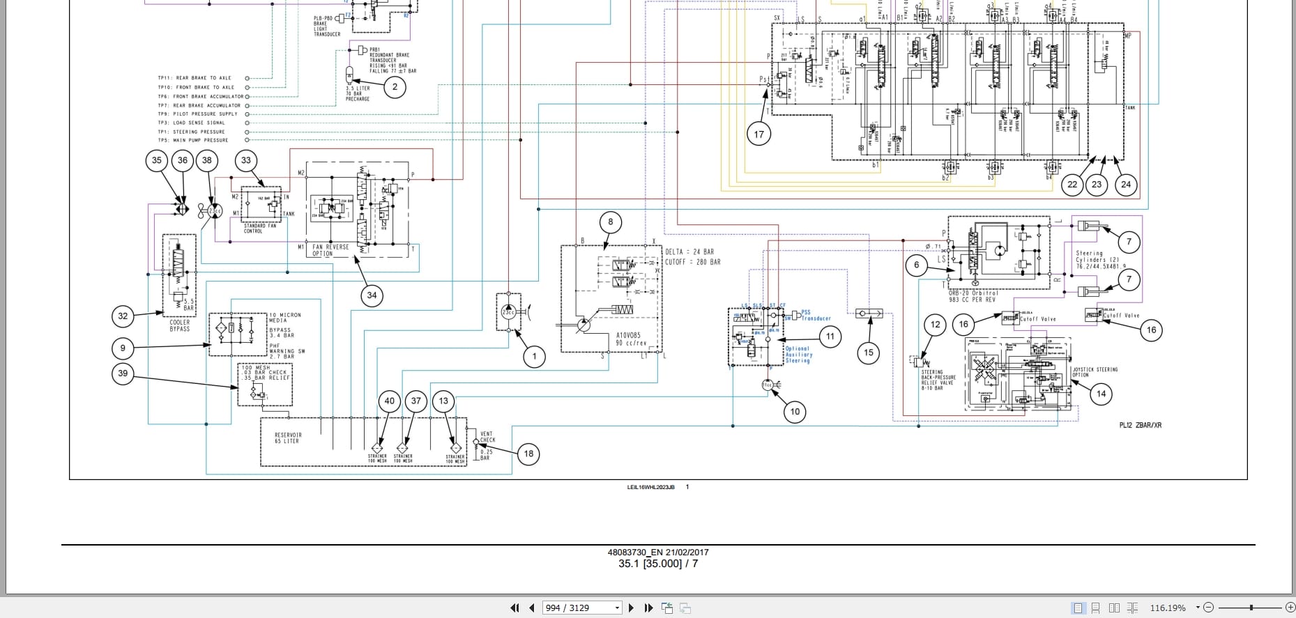 New Holland Wheel Loader W130D W170D Stage 4 Service Manual 48083730 (3)