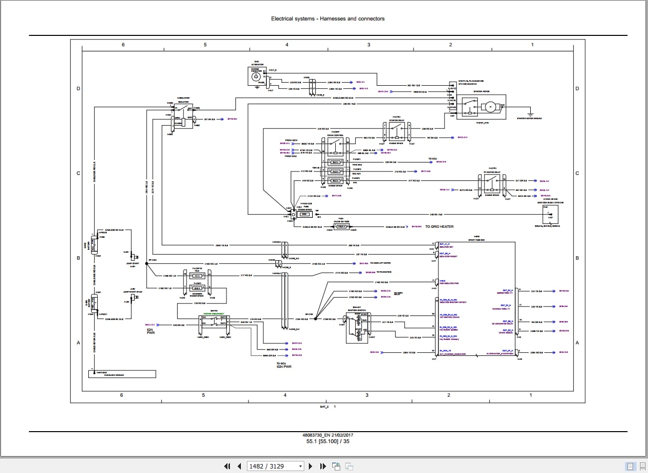 New Holland Wheel Loader W130D W170D Stage 4 Service Manual 48083730 (4)
