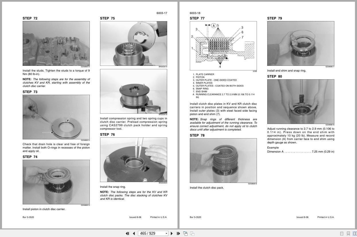 New Holland Wheel Loader W170B Tier 3 Service Manual 84249890 (2)