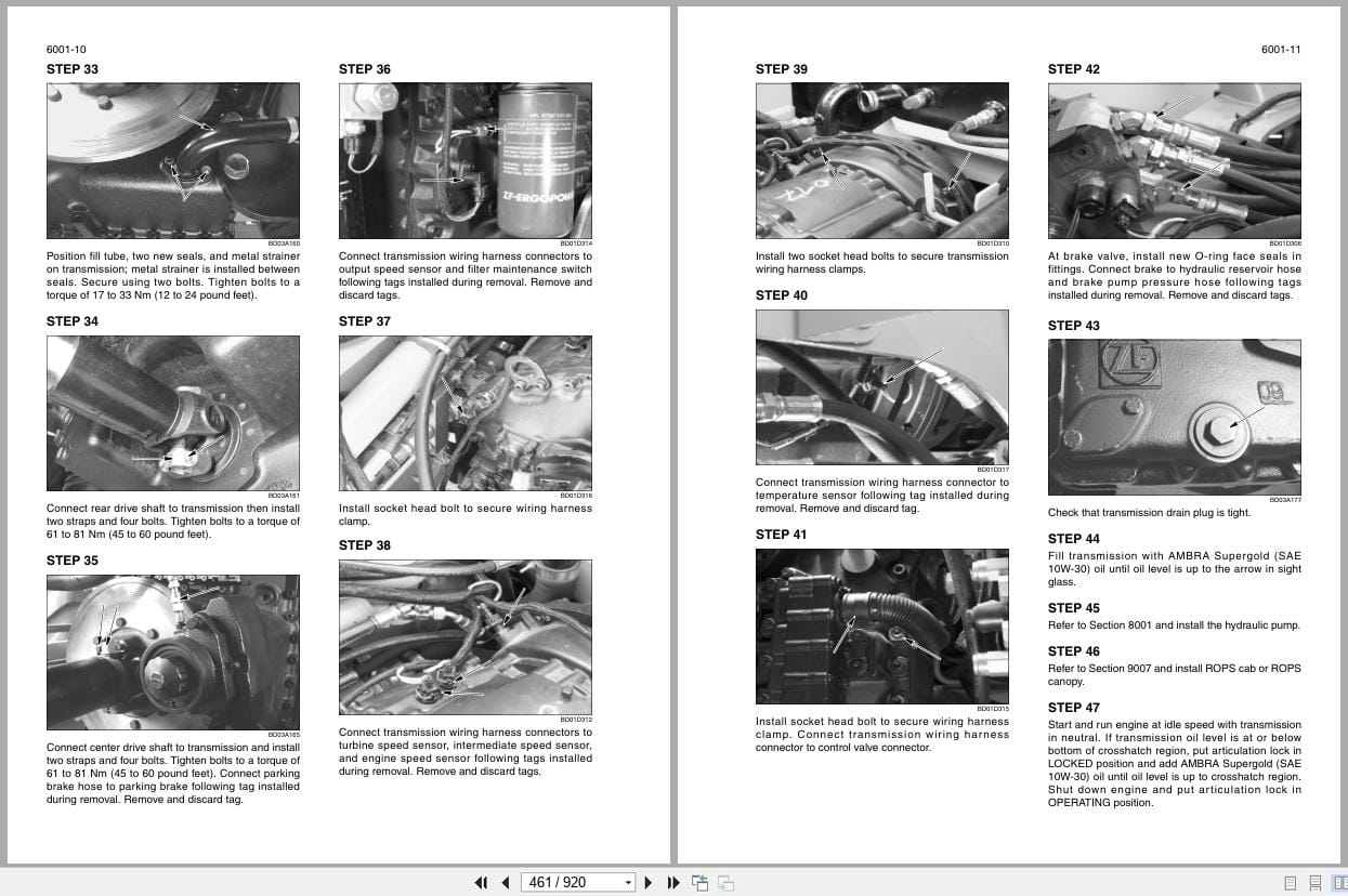 New Holland Wheel Loader W170C Tier 2 Service Manual 84524449 (2)