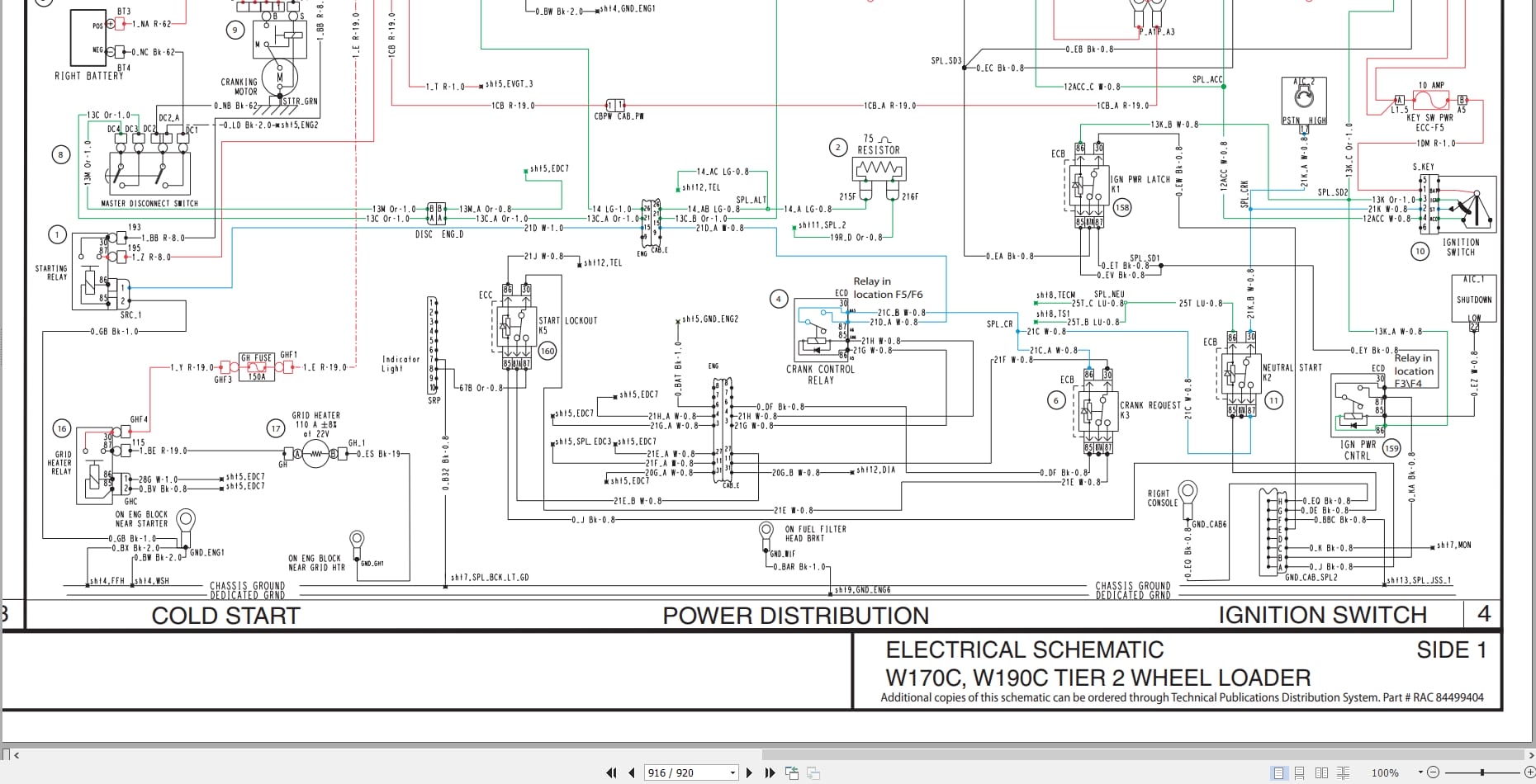 New Holland Wheel Loader W170C Tier 2 Service Manual 84524449 (3)