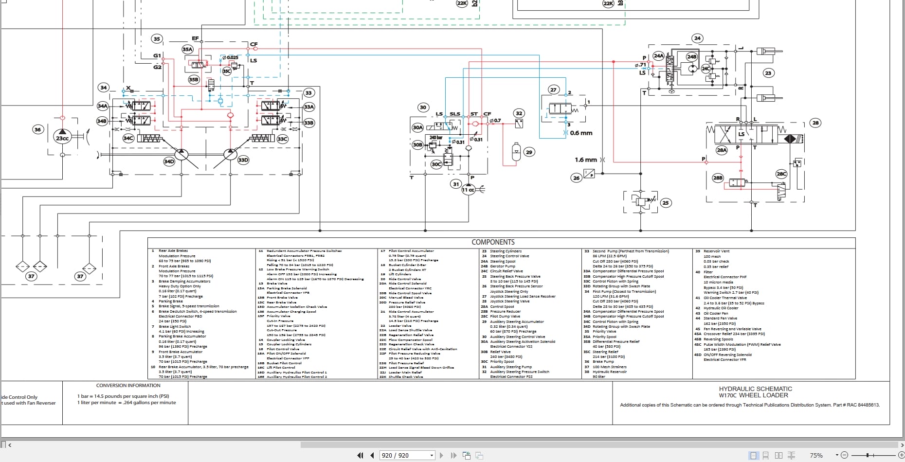 New Holland Wheel Loader W170C Tier 2 Service Manual 84524449 (4)