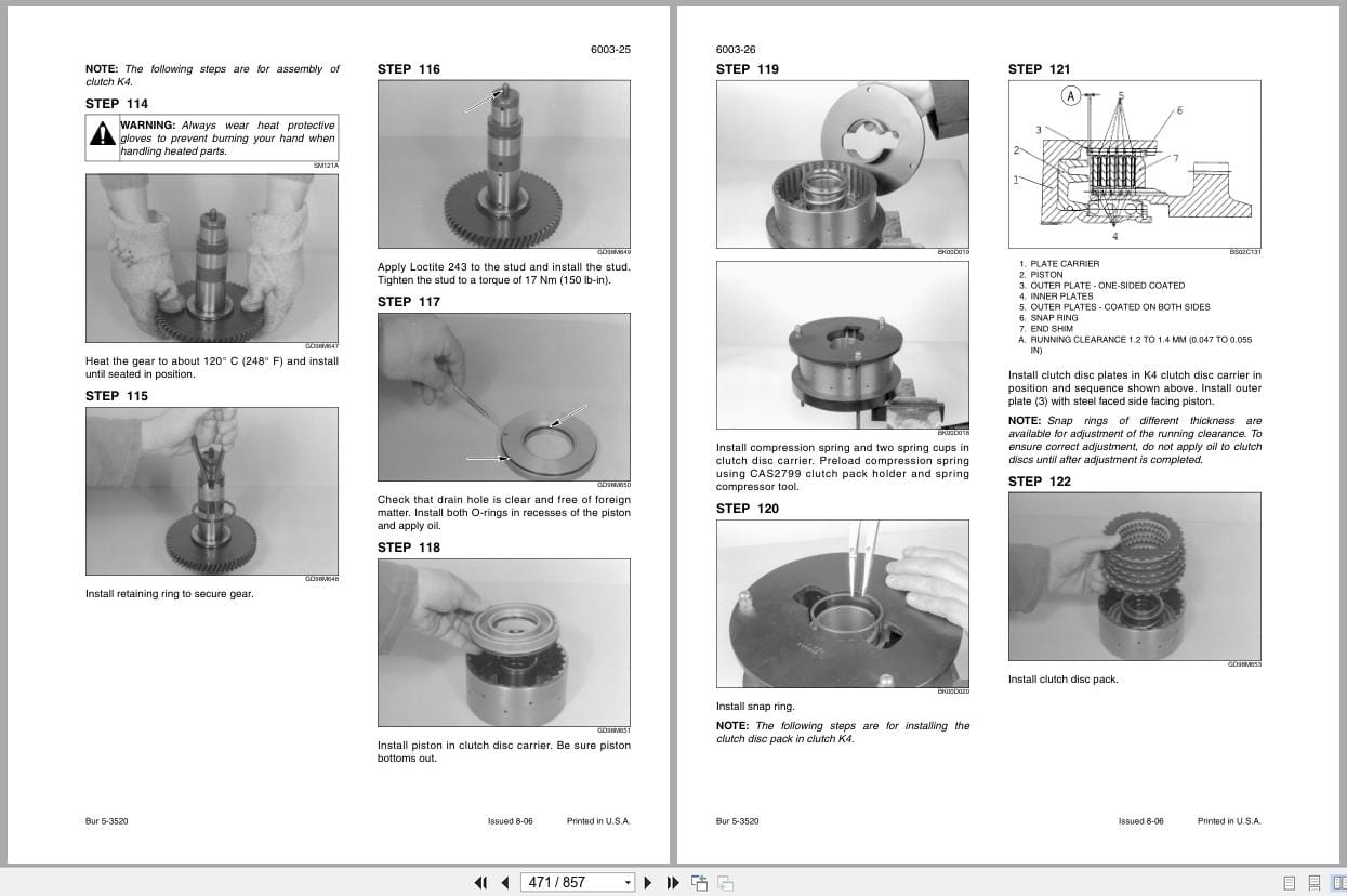 New Holland Wheel Loader W190B Tier 3 Service Manual 84299253 (2)
