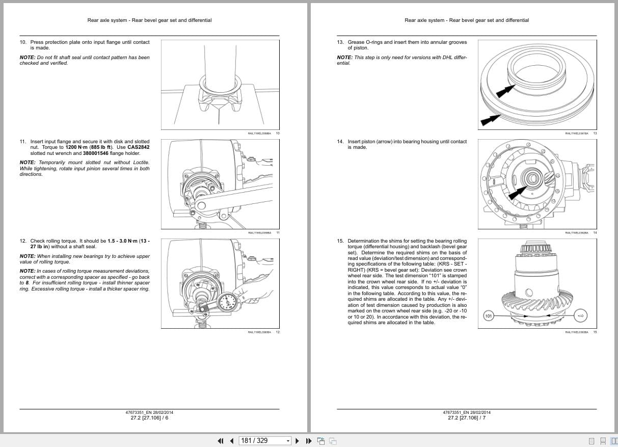 New Holland Wheel Loader W190C W230C Tier 4A Service Manual 47865327 (2)