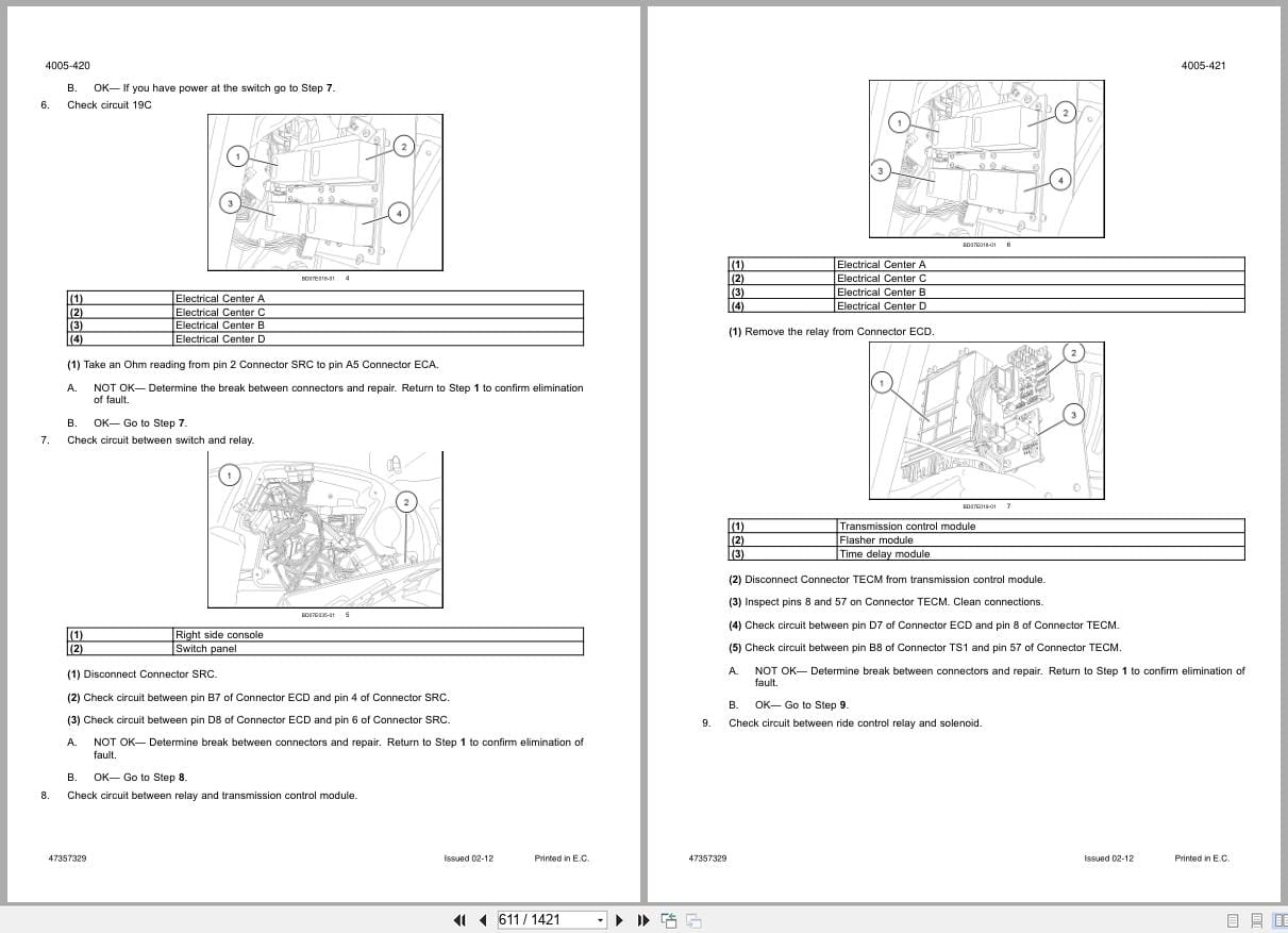 New Holland Wheel Loader W270C W300C Service Manual 47357329 (2)