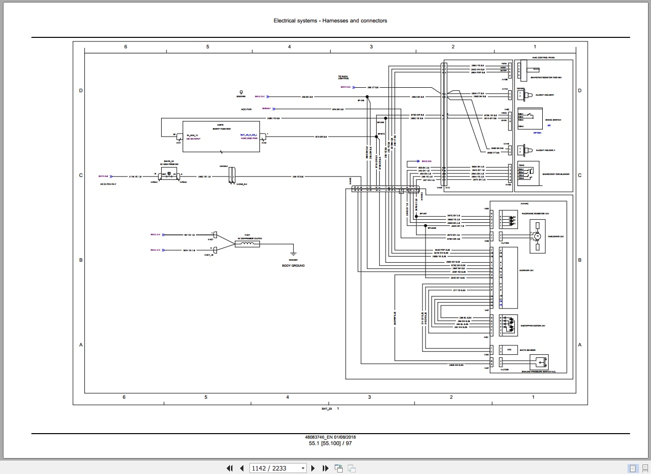 New Holland Wheel Loader W270D W300D Tier 2 Service Manual 48083746 (4)