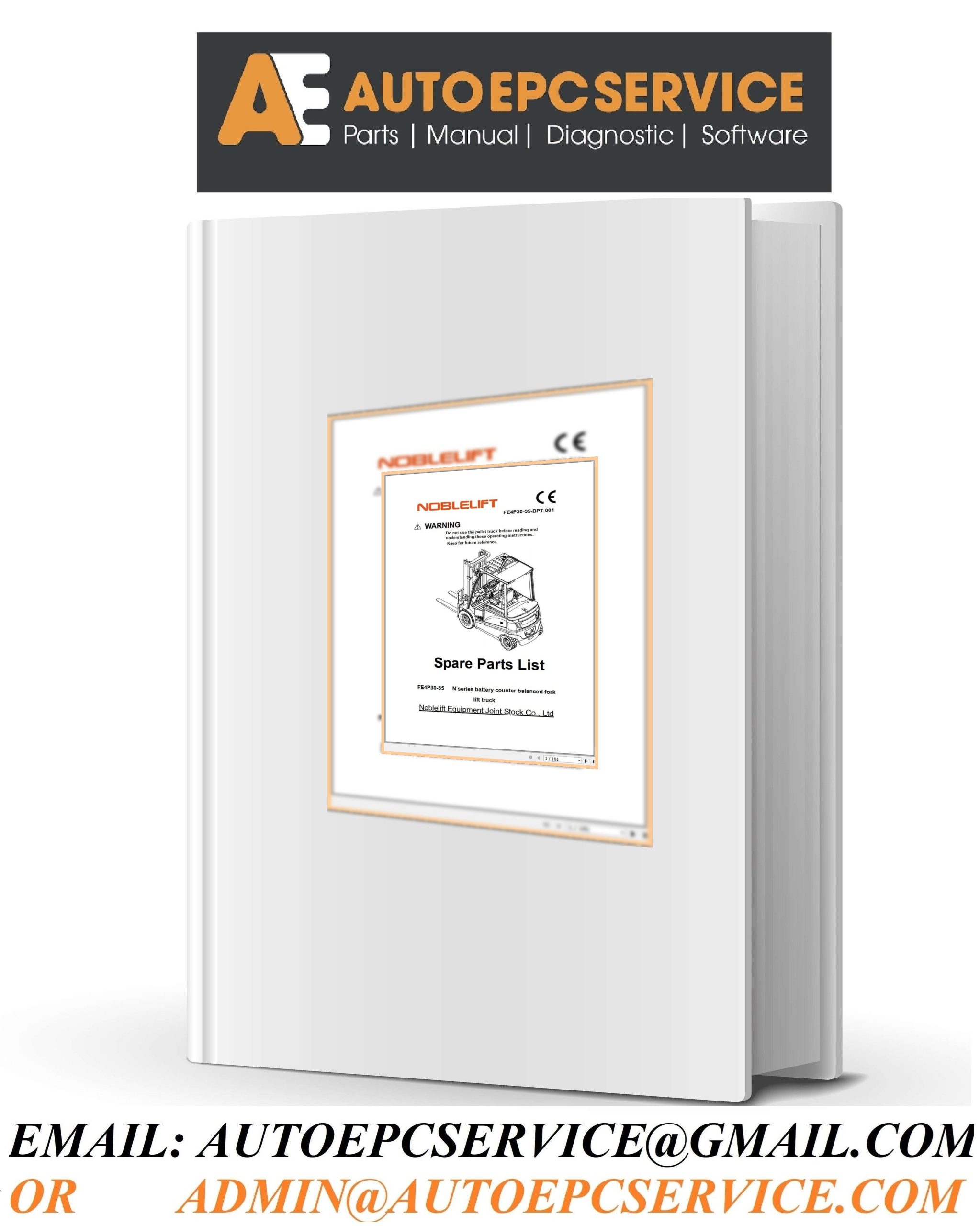 Noblelift Forklift Spare Parts Catalog PDF 157MB (1)