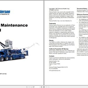 Peterson Chipper 5000H Maintenance Manual 93146C (1)