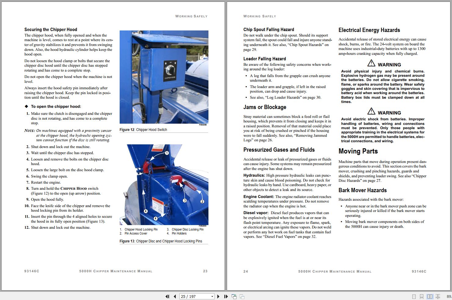 Peterson Chipper 5000H Maintenance Manual 93146C (2)