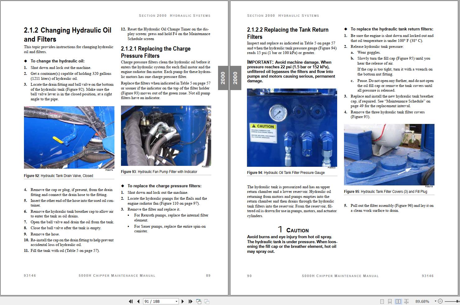 Peterson Chipper 5000H Maintenance Manual 1