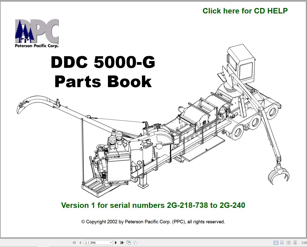 Peterson Delimber Debarker Chipper 5000 G Version 1 Parts Manual