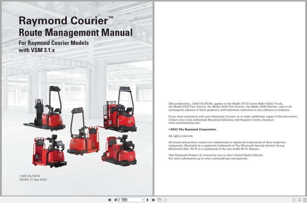 Raymond Automation 3010 3020 3030 3220 with VSM 3.1.x Route Management Manual 1369135001B 2023 (1)