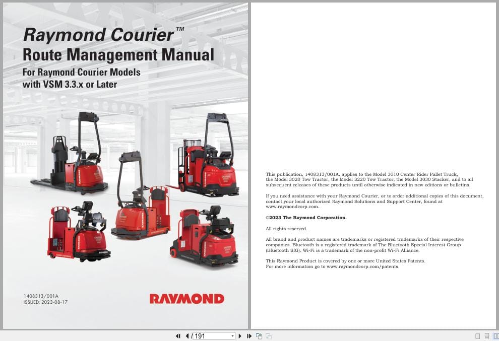 Raymond Automation 3010 3020 3220 3030 with VSM 3.3.x Route Management Manual 1408313001A 2023 (1)
