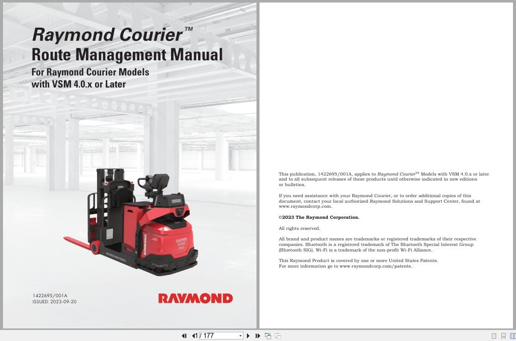 Raymond Automation 3030 with VSM 4.0.x Route Management Manual 1422695001A 2023 (1)
