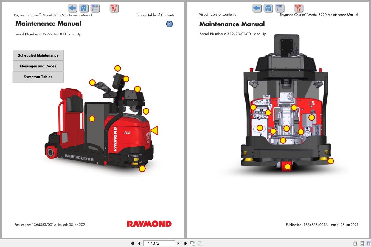 Raymond Automation 3220 Maintenance Manual 1364853001A 2021 (1)