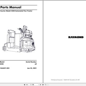 Raymond Automation 3220 Parts Manual 1365691001 2021 (1)