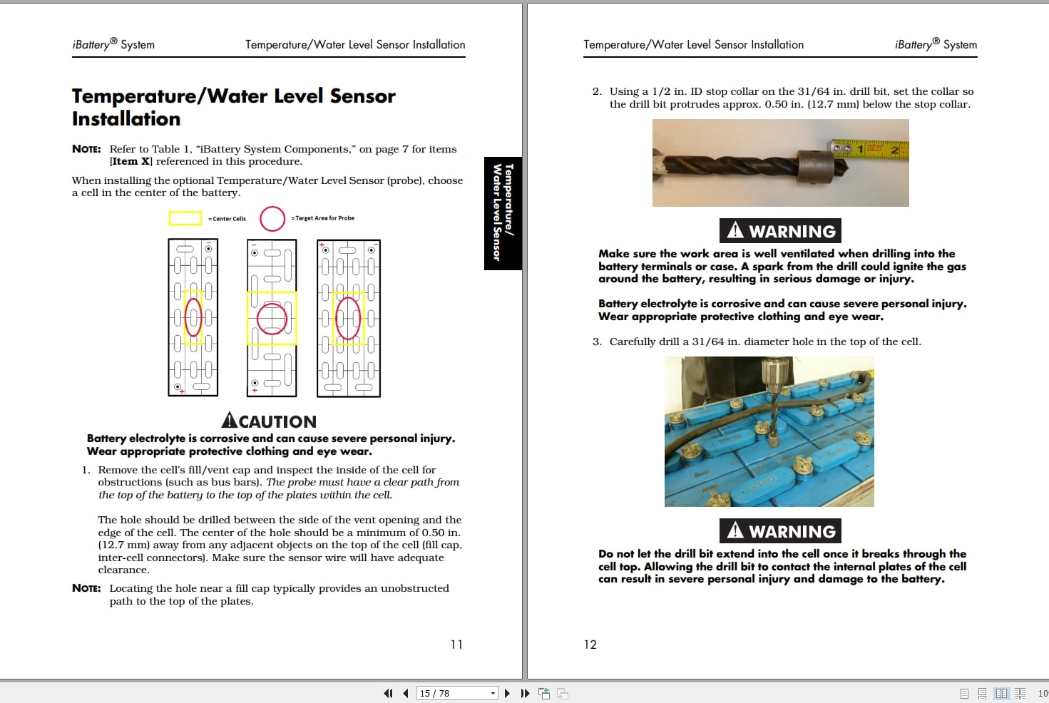 Raymond Battery Monitoring System iBattery Installation and Maintenance Manual 1139156001F 2021 (2)