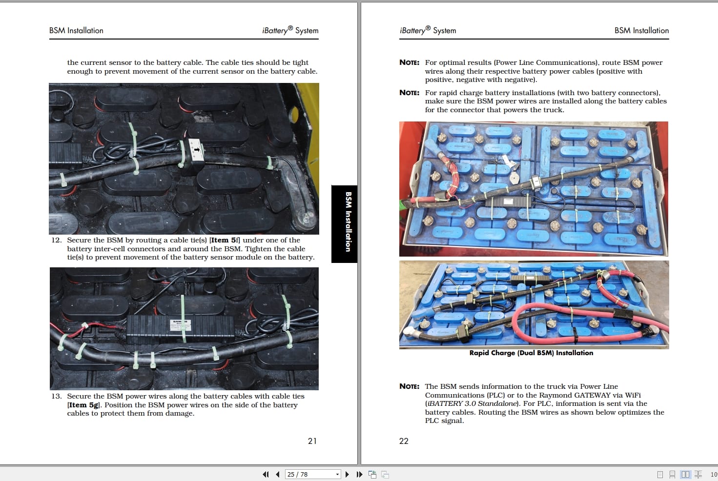 Raymond Battery Monitoring System iBattery Installation and Maintenance Manual 1139156001F 2021 (3)