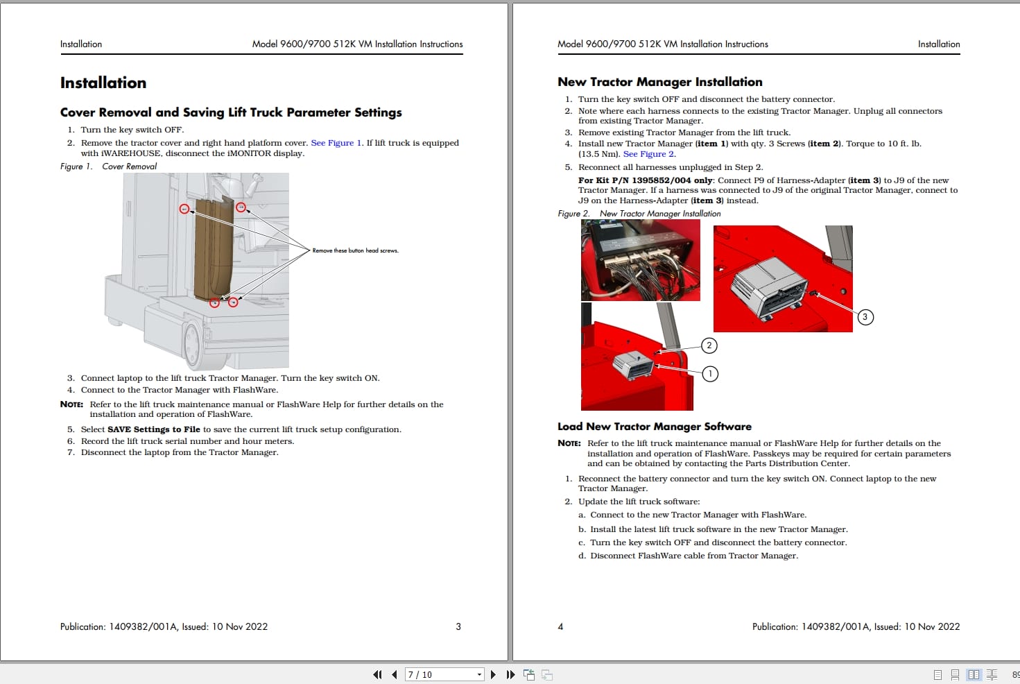 Raymond Lift Truck Kit Installation Instructions (2)